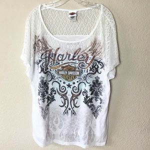 HARLEY-DAVIDSON New Orleans Lace T-Shirt -1X